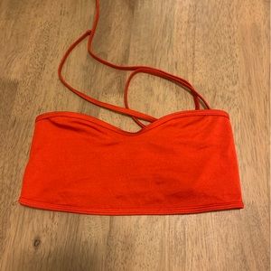 American Apparel Bandeau Swim Top